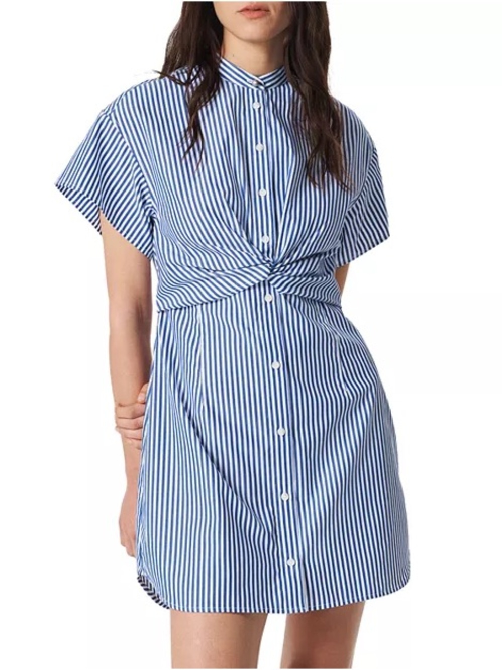 NWOT RAG & BONE Gretchen Stripe Twist-Front Dress
Size 6